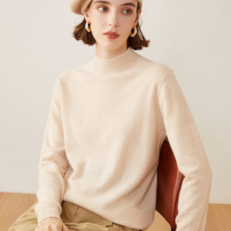 SEAMLESS MOCK NK WOMENSWEAR BOXY FIT