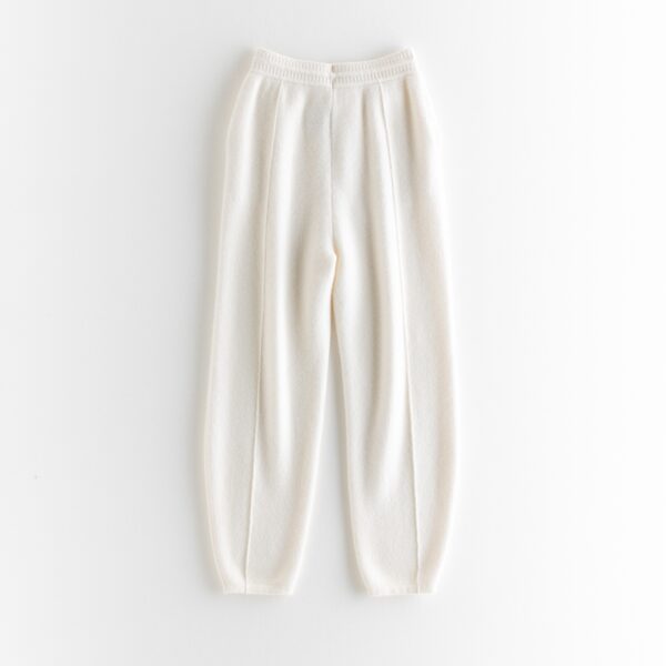 FULL NEEDLE KNITTED HAREM PANTS