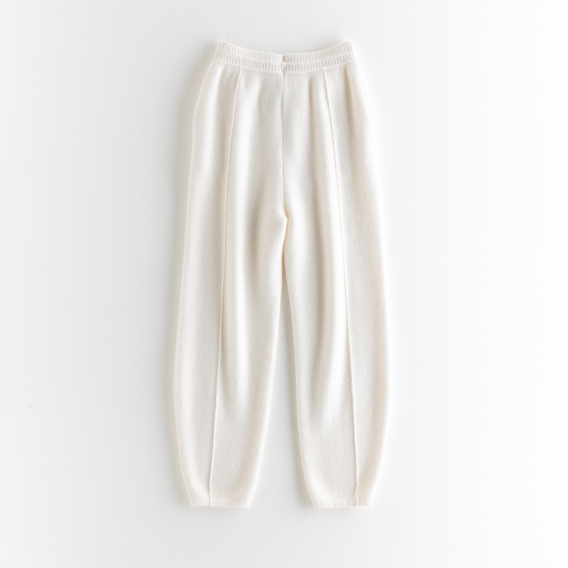FULL NEEDLE KNITTED HAREM PANTS