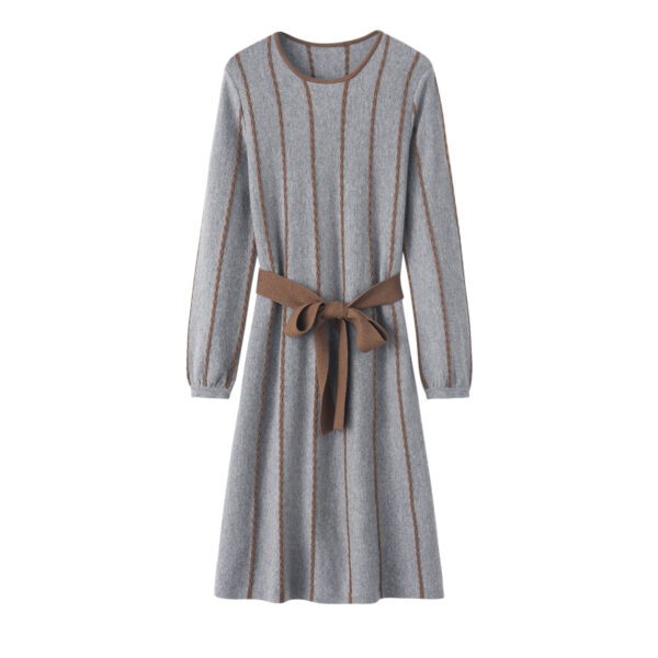 68NM/3 WORSTED STRIPE DRESS