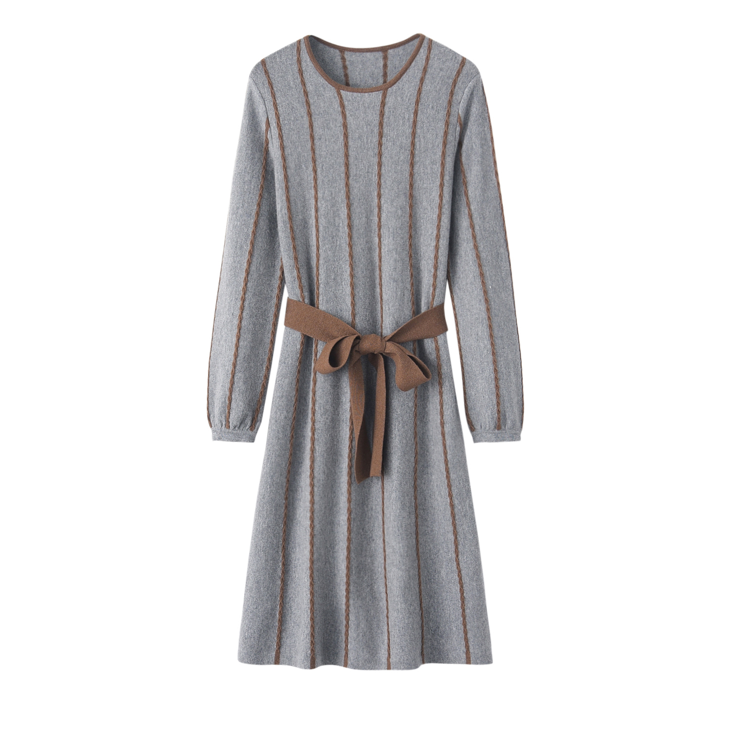 68NM/3 WORSTED STRIPE DRESS