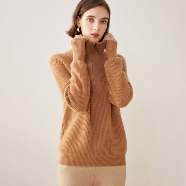 FULL CARDIGAN KNITTED ZIPPER SPORTSWEAR