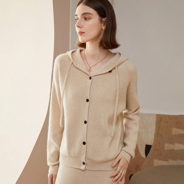 CARDIGAN HOODIE
