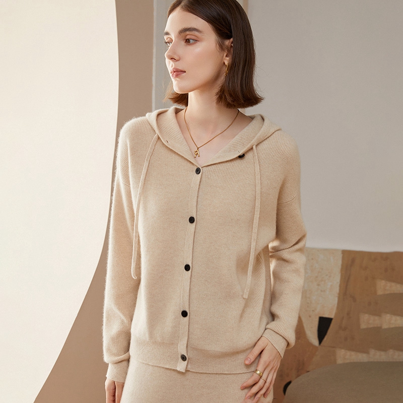 CARDIGAN HOODIE