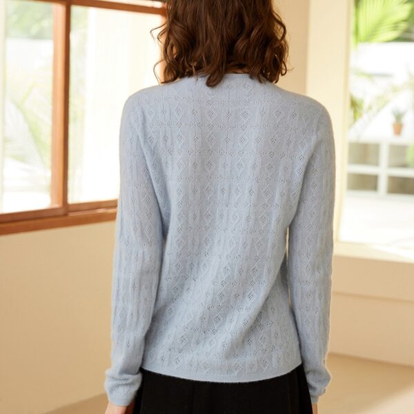 SEAMLESS POINTELLE KNITTED WOMENSWEAR BOXY FIT - Image 2