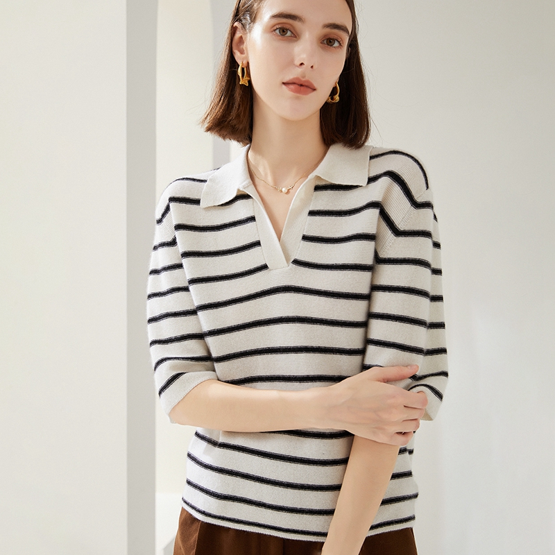 PURL STITCH V POLO SHIRT